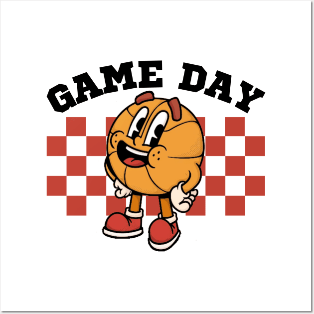 Game Day Basketball Wall Art by Illustradise